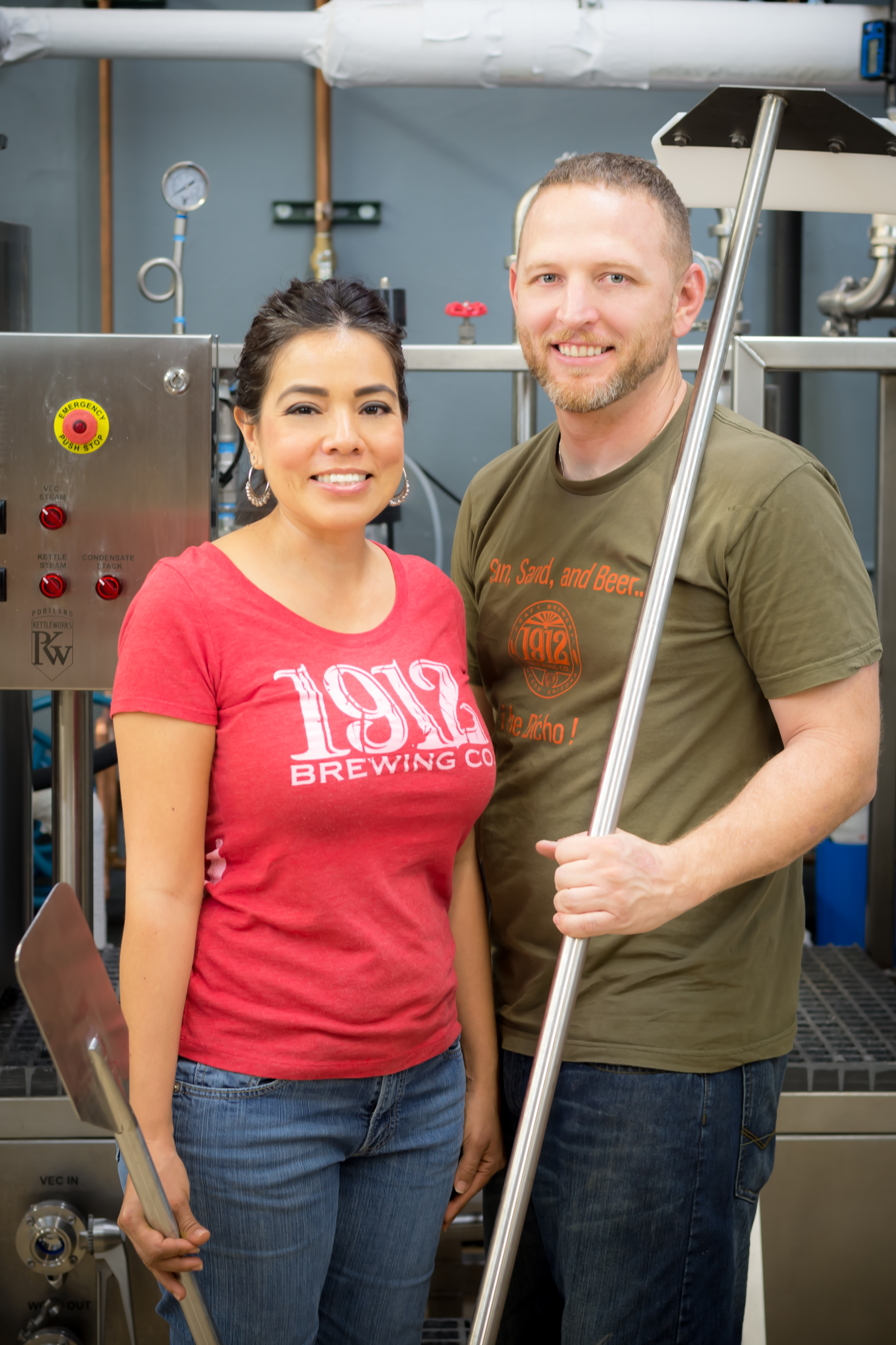 Allan and Alicia Conger - Owners of 1912 Brewing